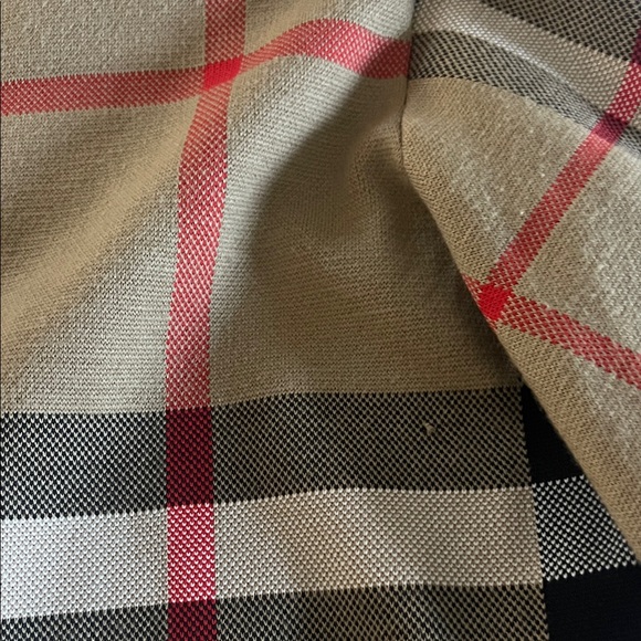 Burberry Beige Check Wool Cardigan - Picture 10 of 12
